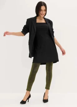 Online Thermo-Strumpfleggings aus Glitzergarn Damen Hosen|Thermounterwäsche