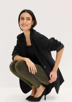 Online Thermo-Strumpfleggings aus Glitzergarn Damen Hosen|Thermounterwäsche