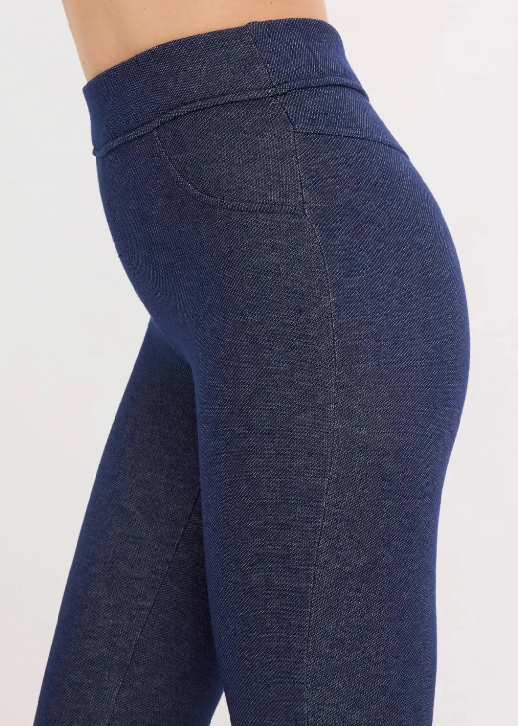 Thermo-Strumpfleggings in Jeansoptik Damen Bekleidung·Kleider|Hosen