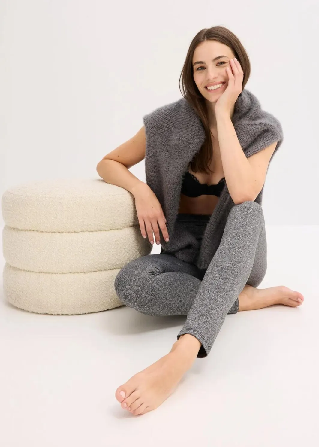 Online Thermo-Strumpfleggings mit Innenfleece Damen Bekleidung·Kleider|Thermounterwäsche