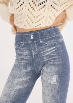 Damen bonprix Bekleidung·Kleider|Thermounterwäsche|Thermo-Strumpfleggings mit weicher Innenseite
