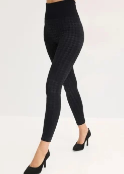 Damen bonprix Bekleidung·Kleider|Thermounterwäsche|Thermo-Strumpfleggings mit weicher Innenseite und Hahnentrittmuster