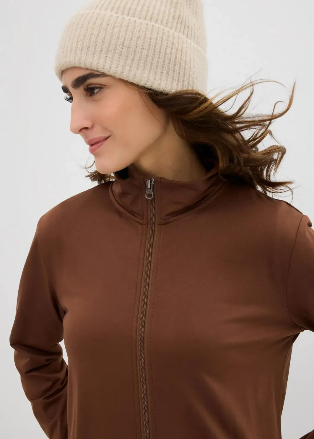 Damen bonprix Sweat|Basics|Thermo-Sweatjacke