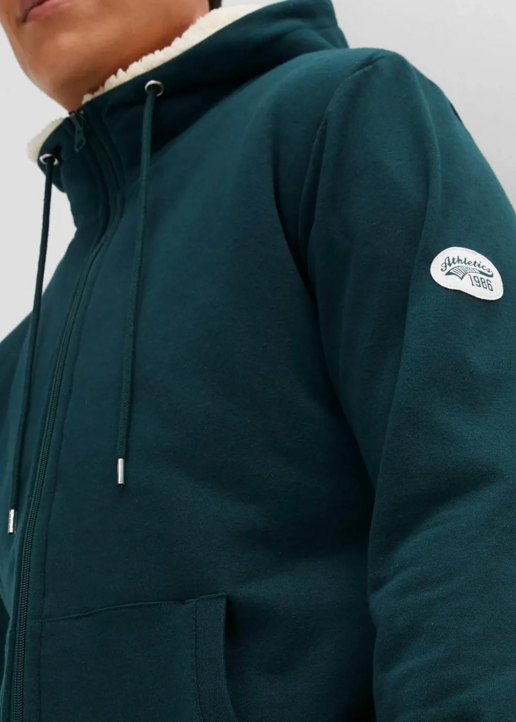 Outlet Thermo-Sweatjacke mit Kuschel-Fleece-Futter Herren Sweat|Sportbekleidung