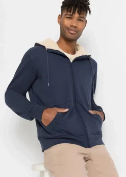 Herren bonprix Große Größen|Outdoorbekleidung|Thermo-Sweatjacke mit Kuschel-Fleece-Futter