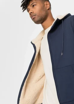Herren bonprix Große Größen|Outdoorbekleidung|Thermo-Sweatjacke mit Kuschel-Fleece-Futter