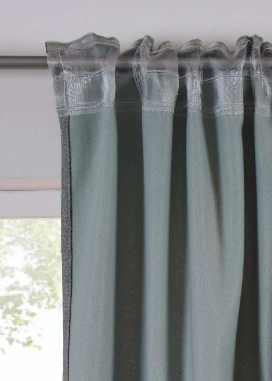 Sale Thermo-Vorhang mit weicher Fleece-Rückseite, auch in extra breit (1er Pack) Vorhänge