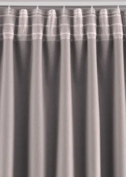 Clearance Thermo-Vorhang mit weicher Fleece-Rückseite, auch in extra lang (1er Pack) Vorhänge