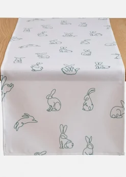 bonprix Geschirr & Servieren|Tischdecken|Tischläufer mit Hasen Druck