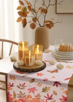 Outlet Tischläufer mit Herbst Druck Geschirr & Servieren|Tischdecken