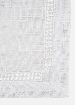 Discount Tischset mit Lochstickerei (2er Pack) Geschirr & Servieren|Tischdecken