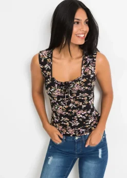 Damen bonprix Nachhaltigere Materialien|Shirts & Tops|Top aus fließender Viskose
