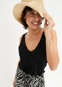 Damen bonprix Nachhaltigere Materialien|Shirts & Tops|Top aus fließender Viskose