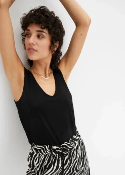 Damen bonprix Nachhaltigere Materialien|Shirts & Tops|Top aus fließender Viskose