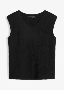 Damen bonprix Shirts & Tops|Top aus leichtem Crêpe