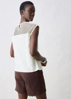 Sale Top aus reinem Leinen Damen Shirts & Tops|Premium