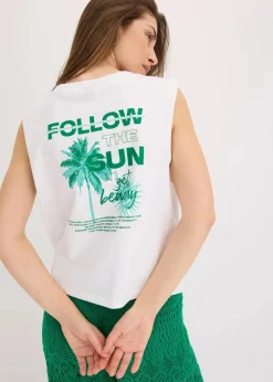Hot Top aus reiner Baumwolle Damen Shirts & Tops
