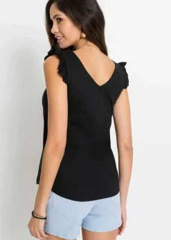 Damen bonprix Nachhaltigere Materialien|Shirts & Tops|Top aus reiner Bio-Baumwolle