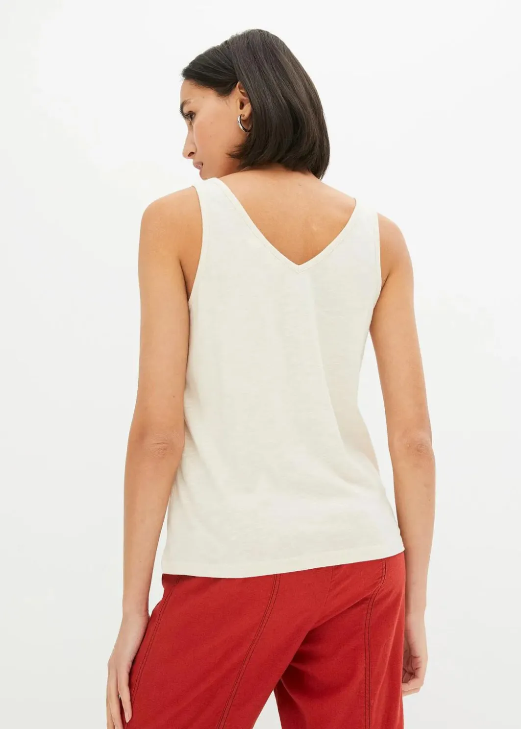 Damen bonprix Nachhaltigere Materialien|Shirts & Tops|Top aus reiner Bio-Baumwolle