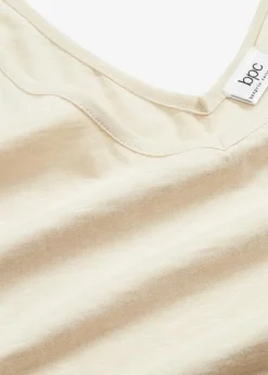 Damen bonprix Nachhaltigere Materialien|Shirts & Tops|Top aus reiner Bio-Baumwolle