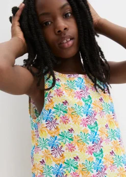 Kinder bonprix Mädchen 9-16 Jahre·Mehrfachpacks|Mädchen 9-16 Jahre·Shirts & Blusen|Top aus reiner Bio-Baumwolle (3er-Pack)