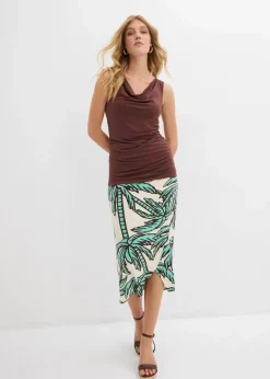 Damen bonprix Nachhaltigere Materialien|Shirts & Tops|Top aus softem Viskose-Mix
