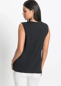 Damen bonprix Nachhaltigere Materialien|Shirts & Tops|Top aus softem Viskose-Mix