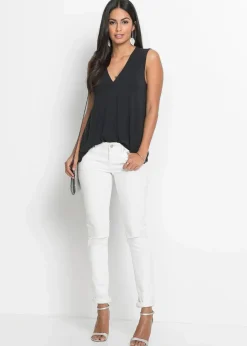 Damen bonprix Nachhaltigere Materialien|Shirts & Tops|Top aus softem Viskose-Mix