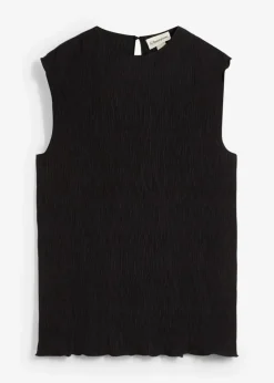 Online Top aus strukturiertem Crinkle Damen Shirts & Tops