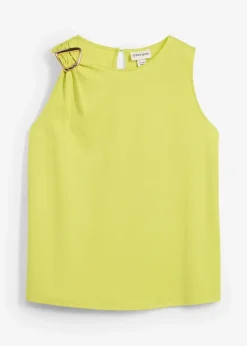Damen bonprix Shirts & Tops|Top aus strukturiertem Crêpe