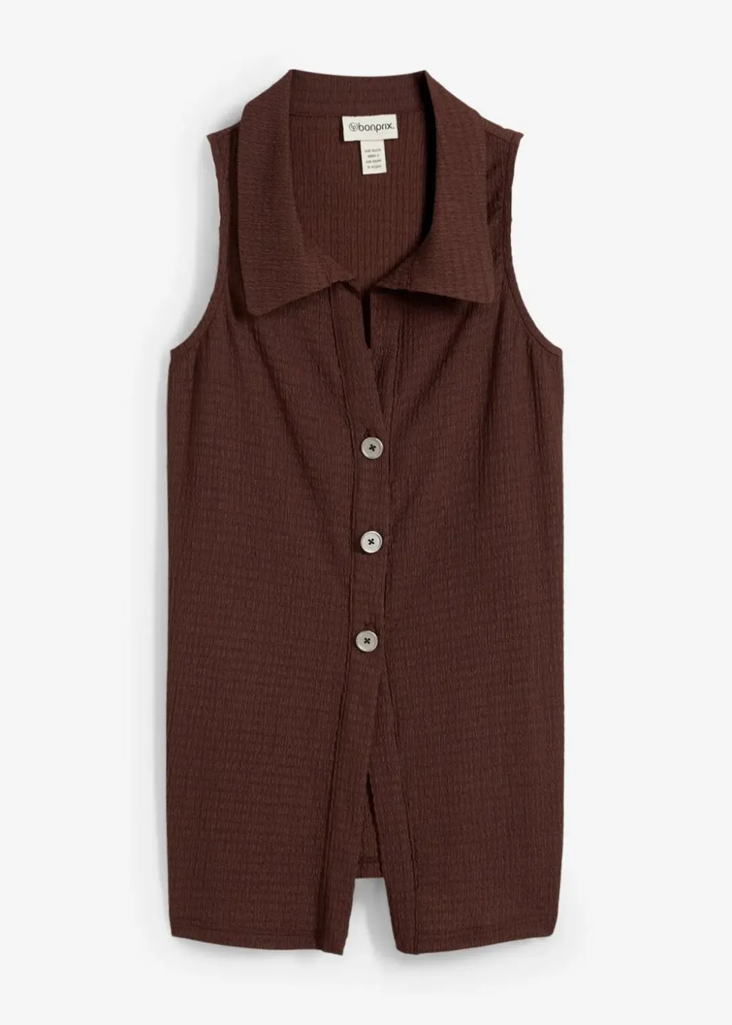 Online Top aus strukturiertem Crêpe Damen Shirts & Tops