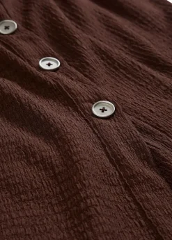 Online Top aus strukturiertem Crêpe Damen Shirts & Tops