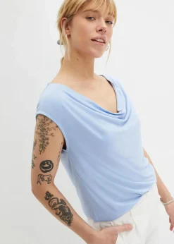 Sale Top aus Viskose-Mix Damen Shirts & Tops|Nachhaltigere Materialien