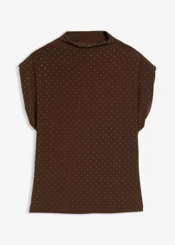 Damen bonprix Shirts & Tops|Top mit Glitzersteinen