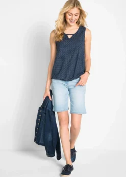 Discount Top mit Gummizug Damen Nachhaltigere Materialien|Shirts & Tops