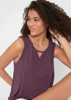 Damen bonprix Shirts & Tops|Nachhaltigere Materialien|Top mit Gummizug