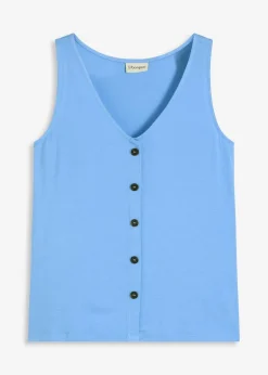 Clearance Top mit Knopfleiste Damen Shirts & Tops