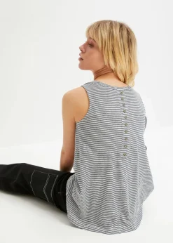 New Top mit Knopfleiste am Rücken Damen Shirts & Tops
