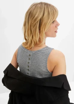 New Top mit Knopfleiste am Rücken Damen Shirts & Tops