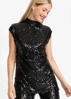 Hot Top mit Pailletten Damen Shirts & Tops