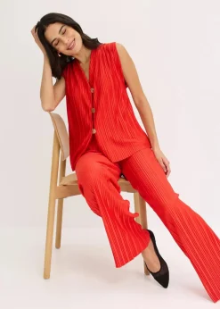 Damen bonprix Shirts & Tops|Top mit Plissee