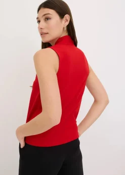 Damen bonprix Shirts & Tops|Top mit Schluppenkragen