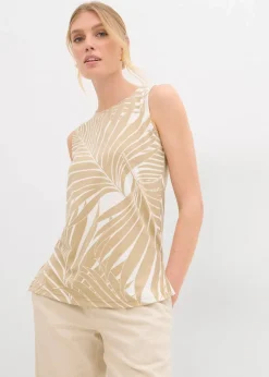 Outlet Top mit seitlichen Schlitzen Damen Shirts & Tops|Nachhaltigere Materialien