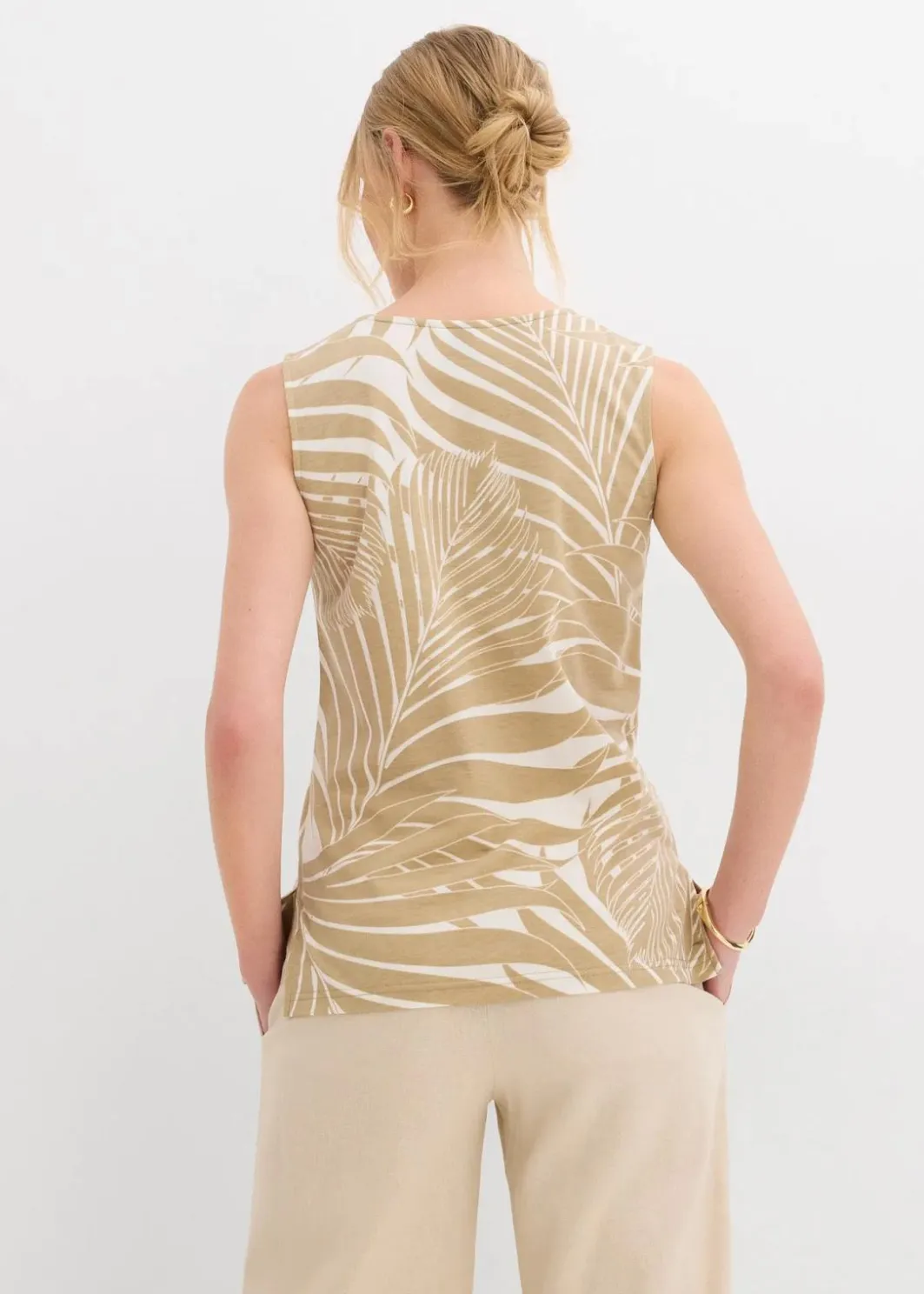 Outlet Top mit seitlichen Schlitzen Damen Shirts & Tops|Nachhaltigere Materialien
