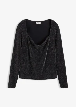 Hot Top mit Wasserfallausschnitt Damen Shirts & Tops