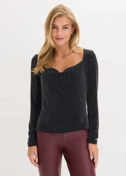 Hot Top mit Wasserfallausschnitt Damen Shirts & Tops