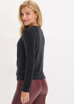 Hot Top mit Wasserfallausschnitt Damen Shirts & Tops