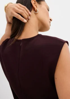 Damen bonprix Shirts & Tops|Top mit Zierschnalle aus Crepe
