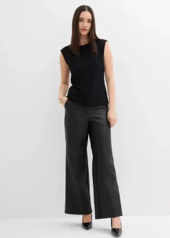 Damen bonprix Shirts & Tops|Top mit Zierschnalle aus Crepe