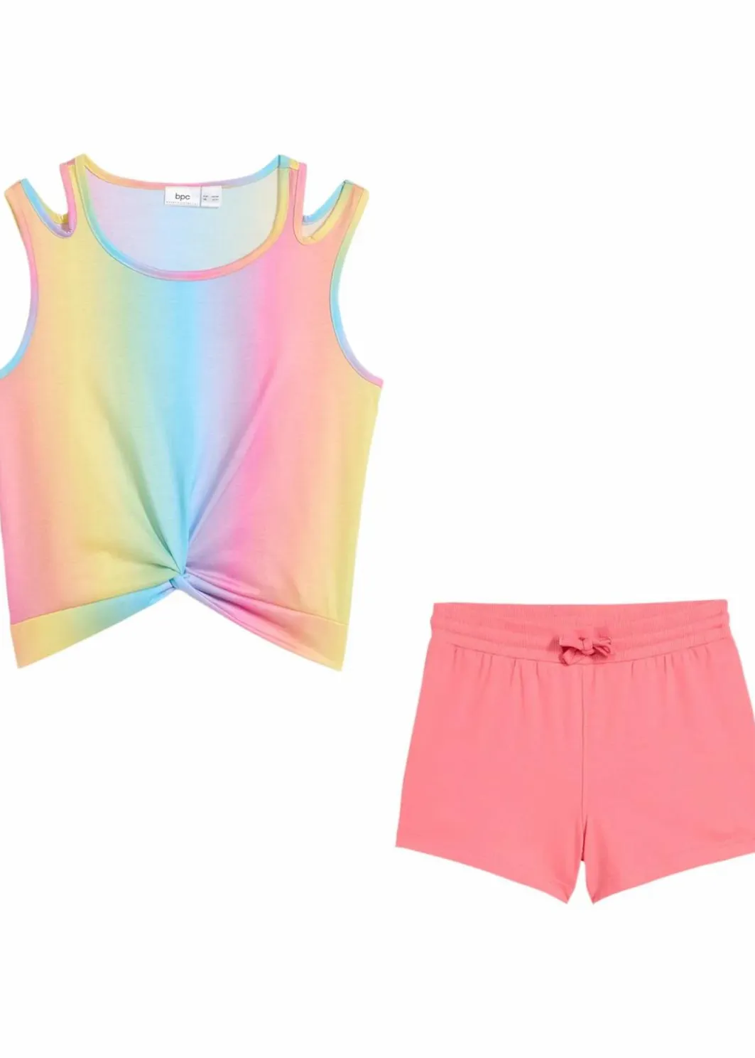 Top und Shorts (2-tlg.Set) Kinder Mädchen 9-16 Jahre·Shirts & Blusen|Mädchen 2-8 Jahre·Nachhaltigere Materialien